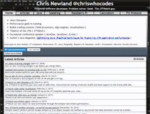 Tablet Screenshot of chrisnewland.com